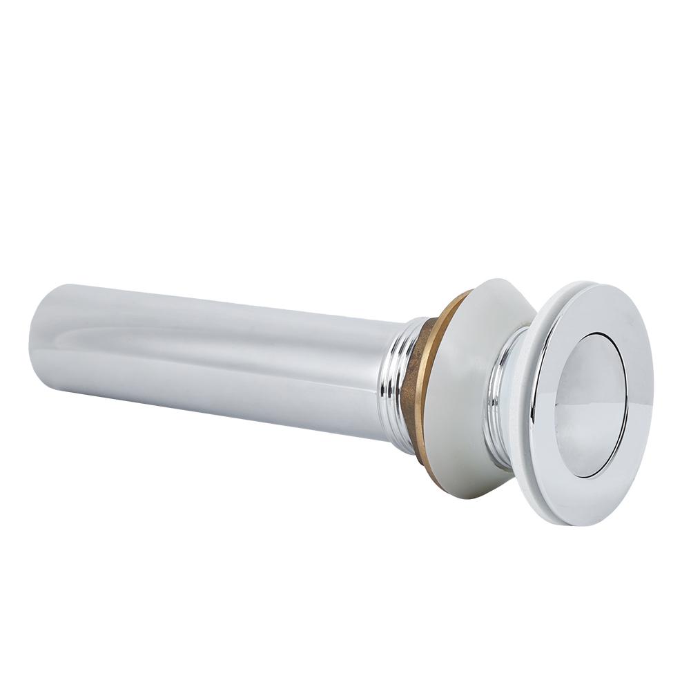 Household Basin Sink Electroplating Pop Up Drain Stopper Kit Wash Basin AccessoriesWithout Overflow Hole