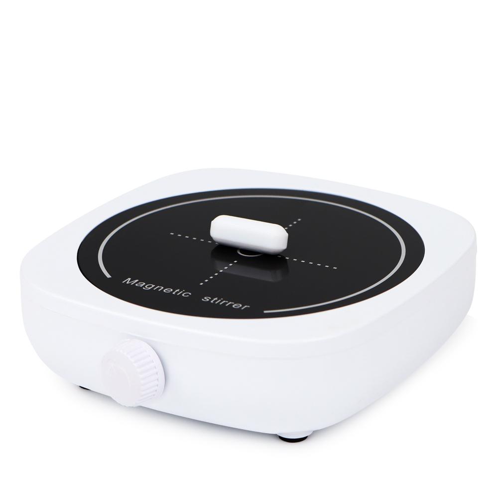 

Magnetic Stirrer Mini Lab Stir Mixer Portable Stirrer Plate with Stir Bar 1L 600-4000RPM for Laboratory EU Plug белый