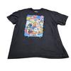 One Piece Film Red Shirt Mens 3XL Black Straw Hat Crew Graphic Tee Tagless Unisex T-Shirt