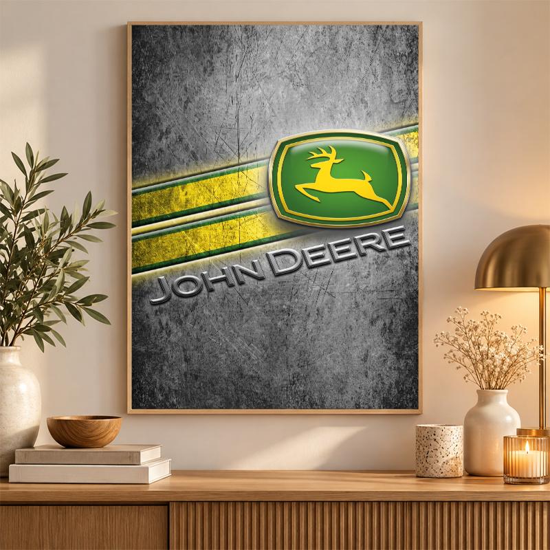 John Deere Diamond Painting Kit 5D Full Drill DIY Diamond Mosaic Wall Art Home Decor