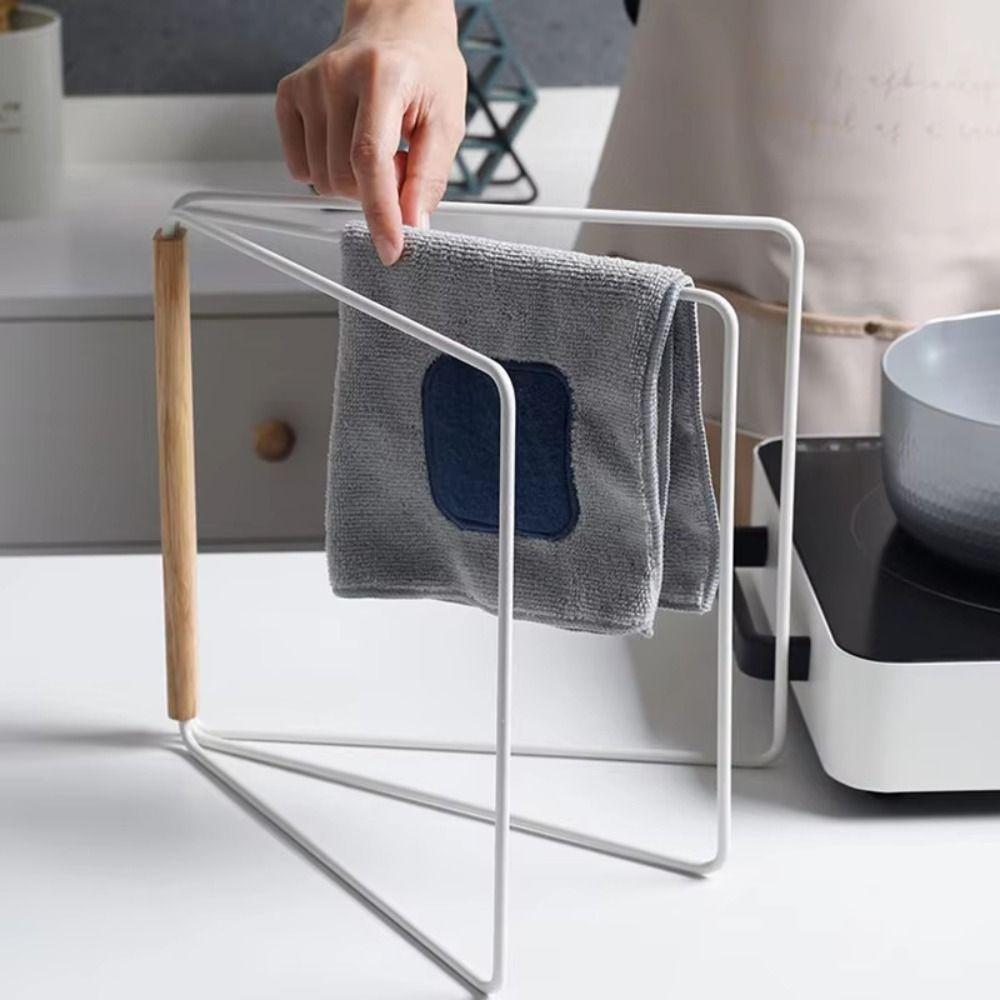 Hanging Dish Rag Storage Rack 3 Layers Kitchen Washcloth Holder Hand Towel Drain Stand  Countertop