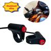 1PC Motorcycle Warning Light Switch - Double Flash Hazard Lamp ON/OFF Button for Motorbike, Scooter (Universal Accessory)