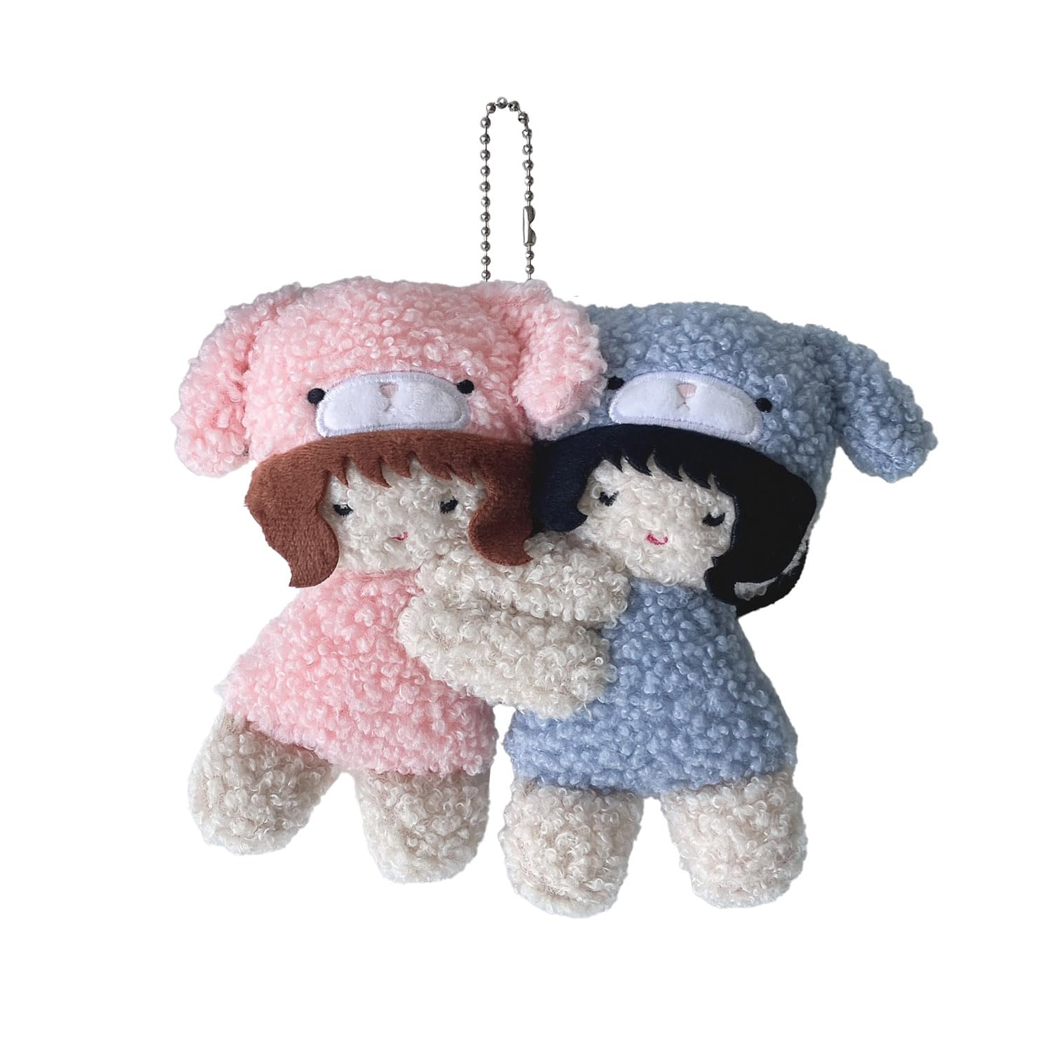 

AS KNOW AS plus AS ZY0559 Mofumofumo Plush Toy Keychain a collaboration item with the Mofumofumo available in pink and (ASKNOW PLUS) Charm,