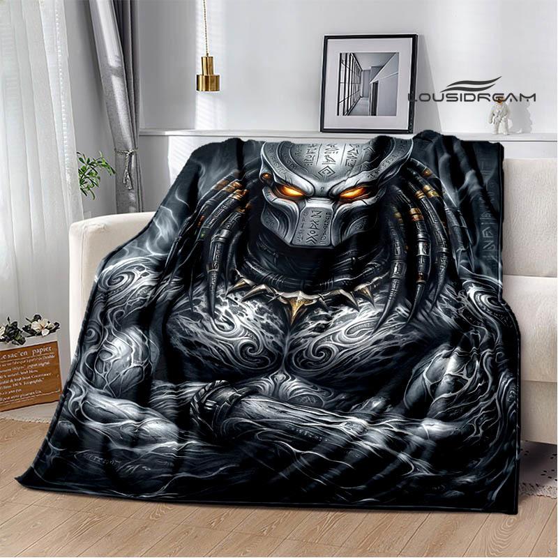 AVP Alien Vs Predator Blanket Picnic Blanket Warm Blankets Outdoor Blanket Home Bed Linings Blankets for Beds Birthday Gift