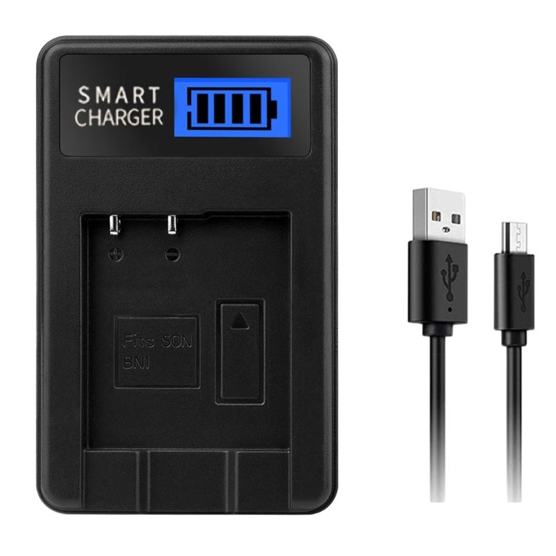 

Camera Battery Charger with LCD Screen for Cyber-shot DSCT110,DSCT99,DSCTF1,DSCTX30,DSCTX20 Compact and Travel friendly 1