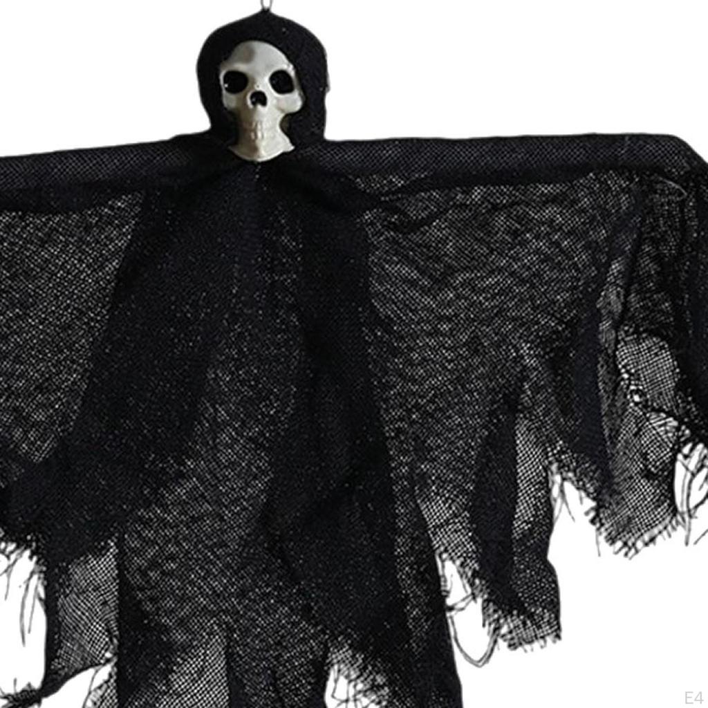 Halloween Hängedekoration, Partydeko, Ornament, Halloweens Skelett fliegend, Gruselig für Terrasse Spukhaus