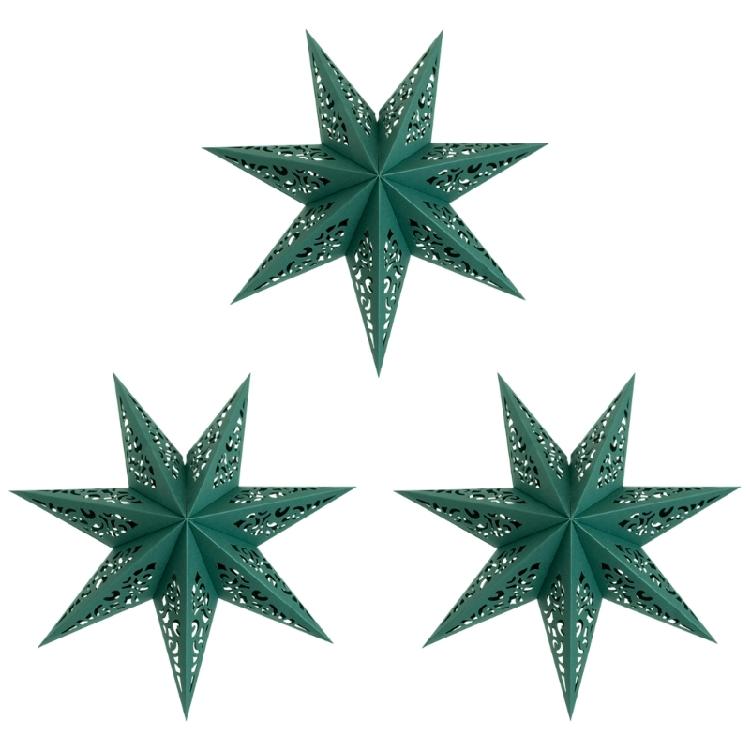 Decorative Paper Star Lanterns Light Cover Lampshade Easy Assembly Enhances Christmas Birthdays Celebration Atmospheres