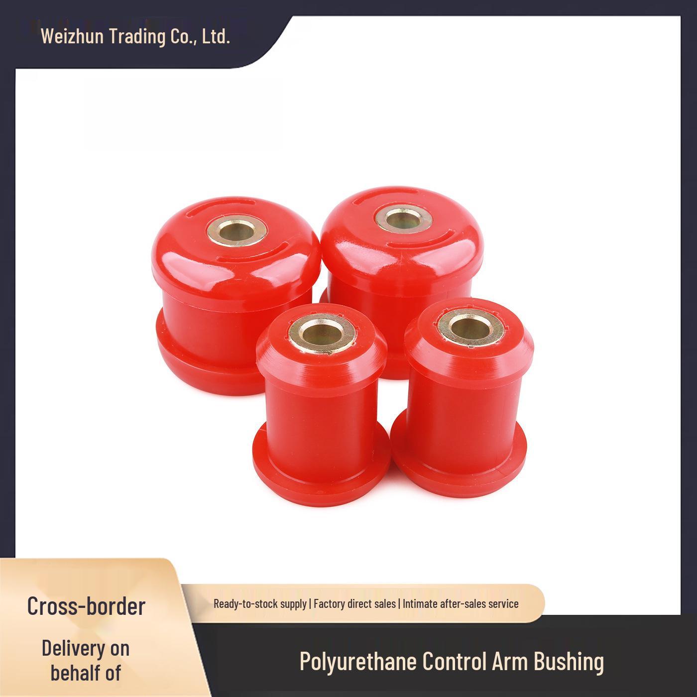 Honda Civic MK7 (01-05) & Acura RSX (02-06) Polyurethane Lower Control Arm Bushings красный