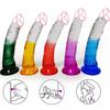 Transparent Realistic Dildo Jelly Penis Suction Cup Dildo Female Masturbator Clitoral Stimulator Big Dick Lesbian Sex Toys