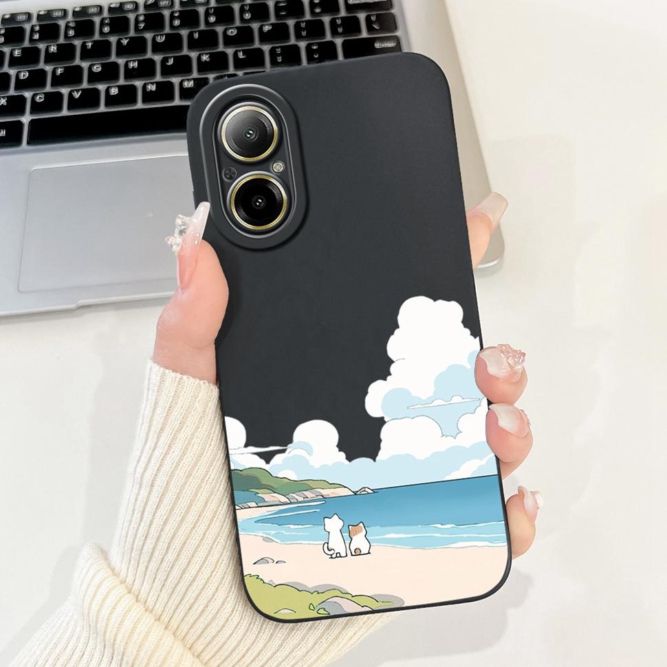 For Realme C67 4G Casing Popular Painted Cover Soft Silicone Phone Case For Realme 12 Lite 12Lite C 67 C67 4G RMX3890 Back Cover