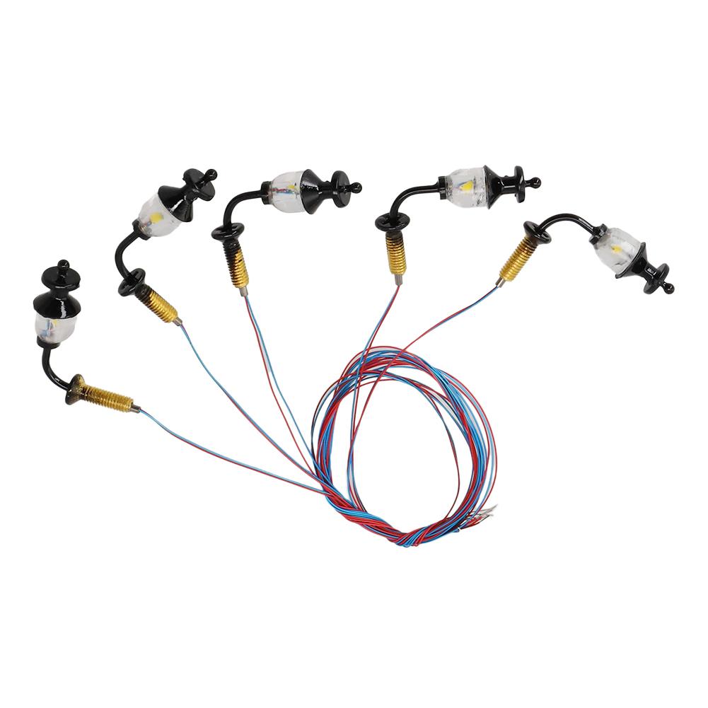 Complete Painted Lights Decoration Lighting Lamp Model Wall Lamp Posts LED Building O Scale Light Wall Lamp Outdoor