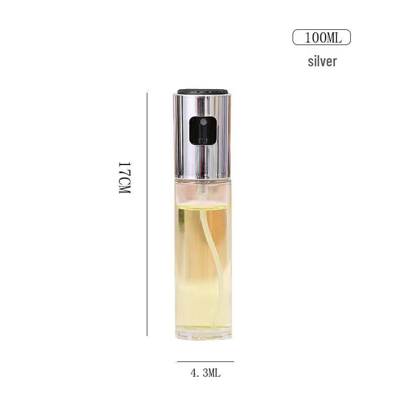 Transparent Glass Olive Oil Sprayer for Kitchen and Barbecue