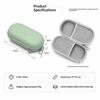 Shockproof Hard Shell Double Glasses Case Lightweight Portable Dual Eyewear Storage Box for Sports Cycling Running Use