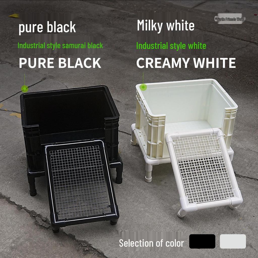 Turtle Egg-Laying Pond & Incubation Box with Basking Platform and Sand Pool