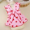 Pet dog dog clothes princess skirt spring autumn summer small dog teddy pomeranian quiet lady skirt