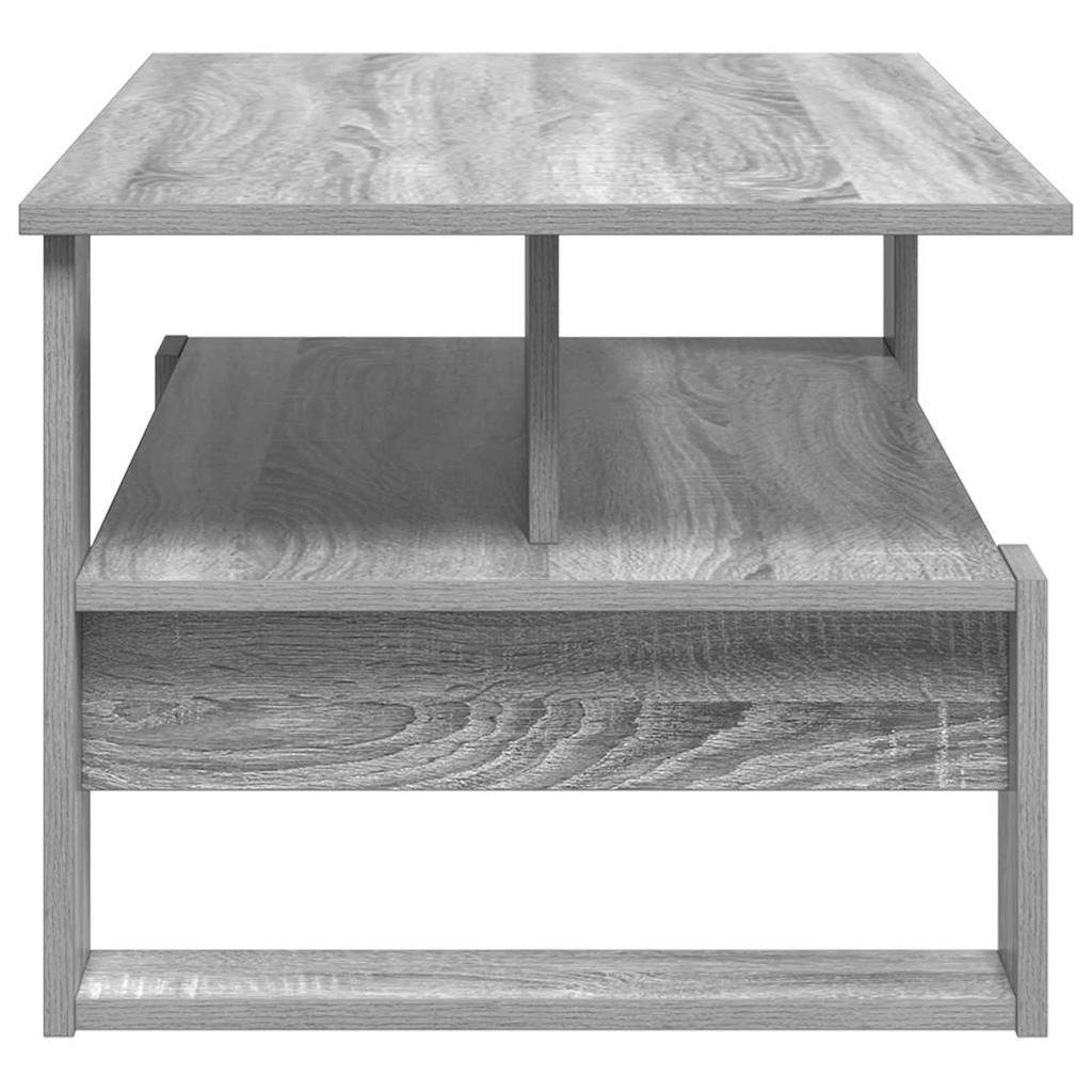 Coffee Table Grey Sonoma 90 X 50 X 40 Cm Particleboard
