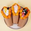 Espositore per Dolci alla Frutta con Waffle all'Uovo in Stile Hong Kong
