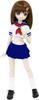MDD the Cute High School Girl Always Dreamed Sailor Short White Blue Summer Pleated 40cm Doll Clothes [Petite Marie] 1/3 (S-L Bust) Compatible, You've