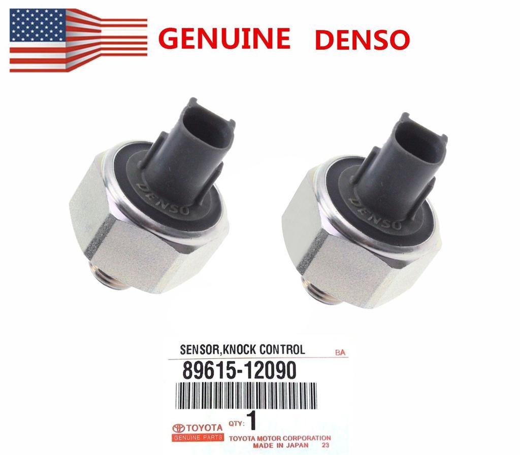 Areyourshop 2Pcs New Denso Knock Sensor 89615-12090 For Toyota Lexus Avalon Camry Sienna