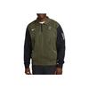 Nike Paris Saint Germain Football Casual Series Pattern Logo Zip Long Sleeve Jacket Men Jacket Green DQ8972-325