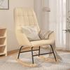 Day and Night - Day and Night Cream Fabric Rocking Chair