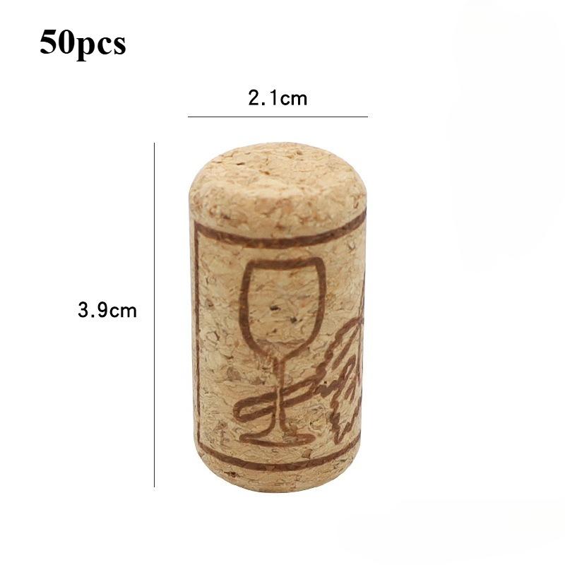 50 100 Pcs Wine Corks Stopper Reusable Functional Portable Sealing Stopper for Bottle Bar Tools Kitchen AccessoriesWine Bottle