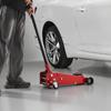 Low Profile Floor Jack, 3 Ton Capacity, Steel Racing Floor Jack with Single Piston Quick Lift Pump, Hydraulic Trolley Car Lift for Sports Cars,