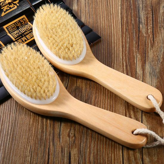 Cross-Border Bristle Massage Bath Brush - Handheld Round Body Brush