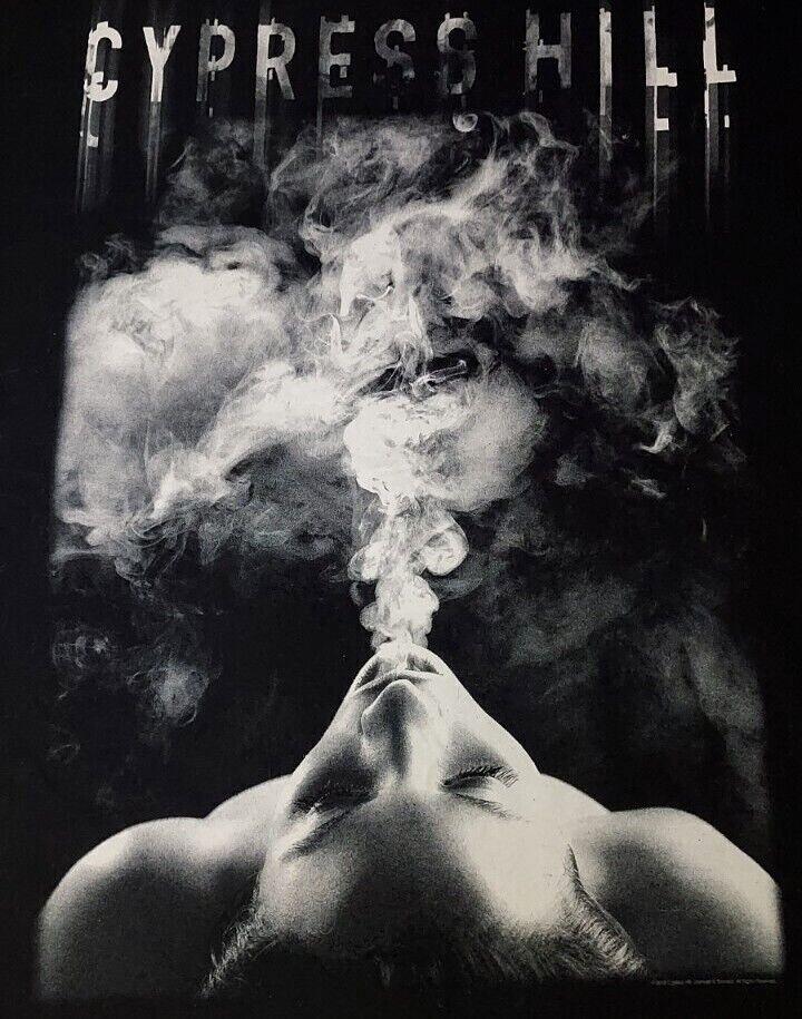 Футболка Cypress Hill Smoke Хлопковая Унисекс Футболка Все Размеры S-4XL ZL193 Унисекс Футболка XXL