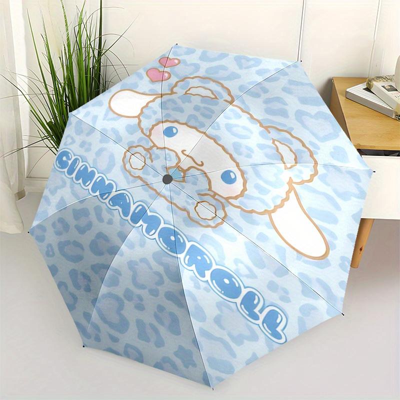 

Cinnamoroll Automatic Opening and Closing Parasol Compact Travel Umbrella with 8 Ribs for Women and Men Ideal Birthday/Christmas Gift, Outdo
