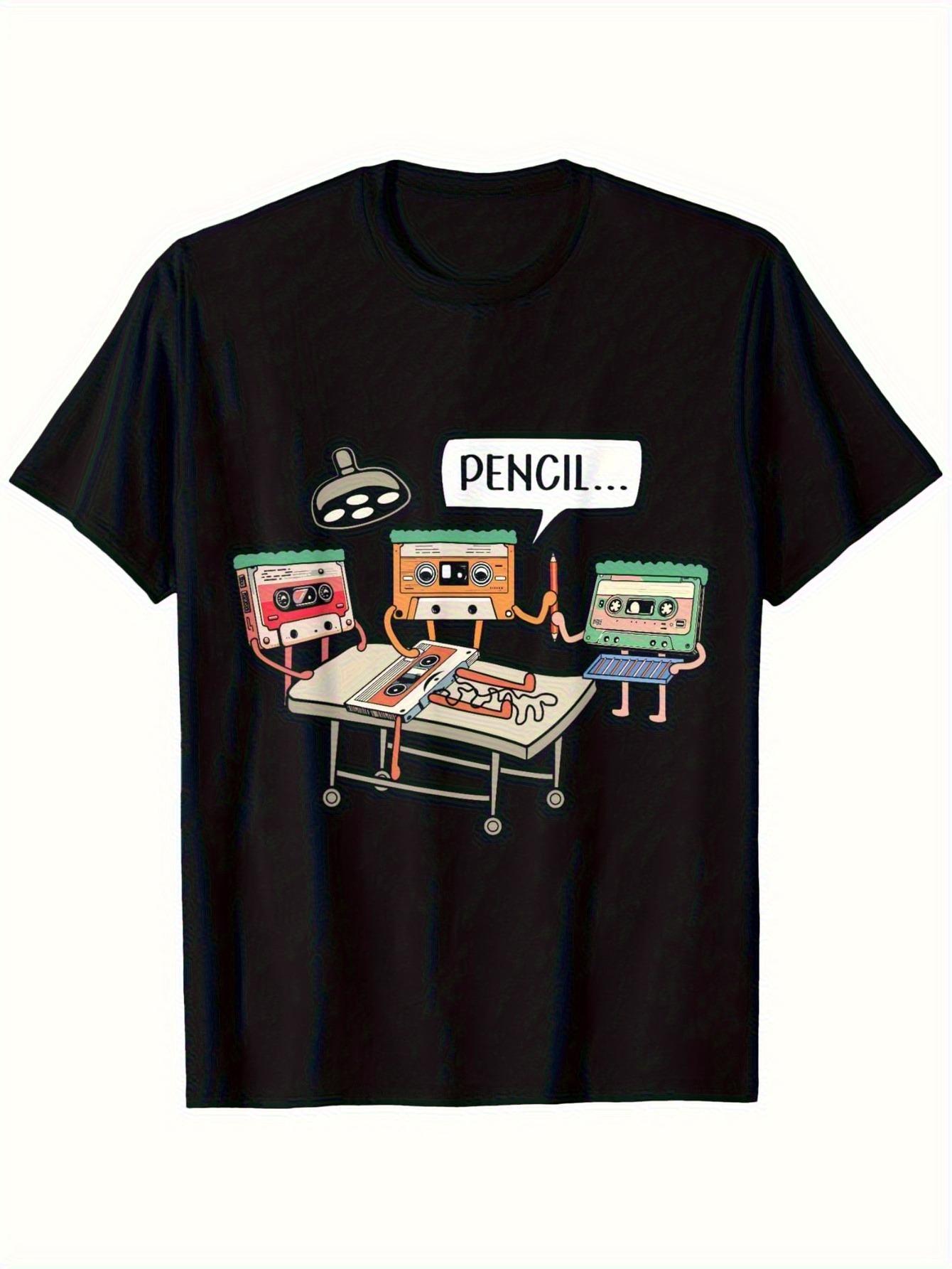 T-Shirt y2k T White M