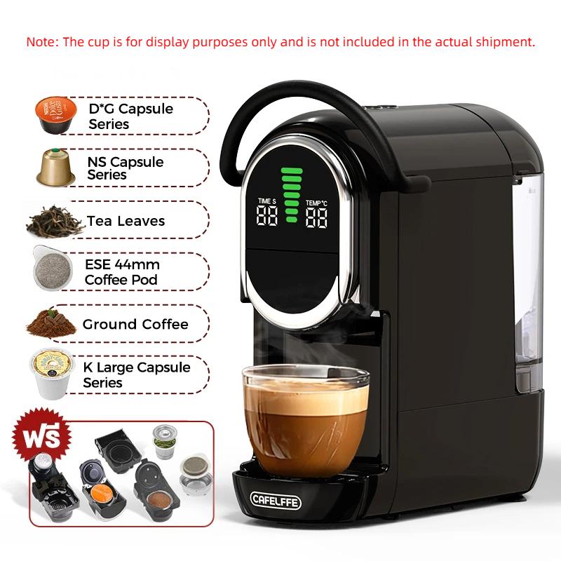 Fully Automatic Portable Capsule Coffee Machine – Compact Size for Office and Home Use, Italian-Style Espresso Maker