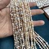 1Strand Natural Multi-color Baroque Freshwater Pearl Strand 36cm 4-5mm Irregular Loose Pearls for DIY Jewelry Making Bracelet Necklace Crafts Supplies