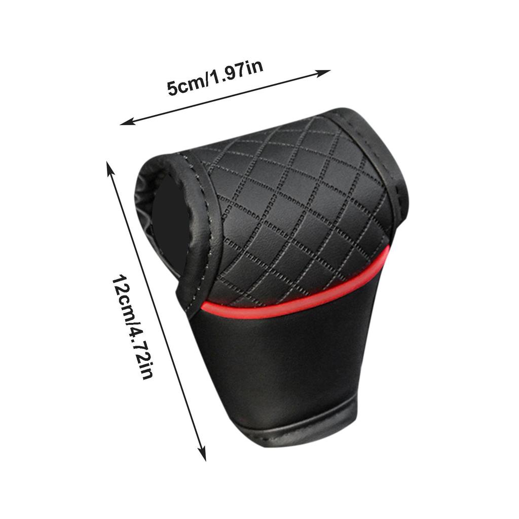 Car Gear Shift Knob Cover Universal Shift Knob Cover Leather Car Gear Shift Cover