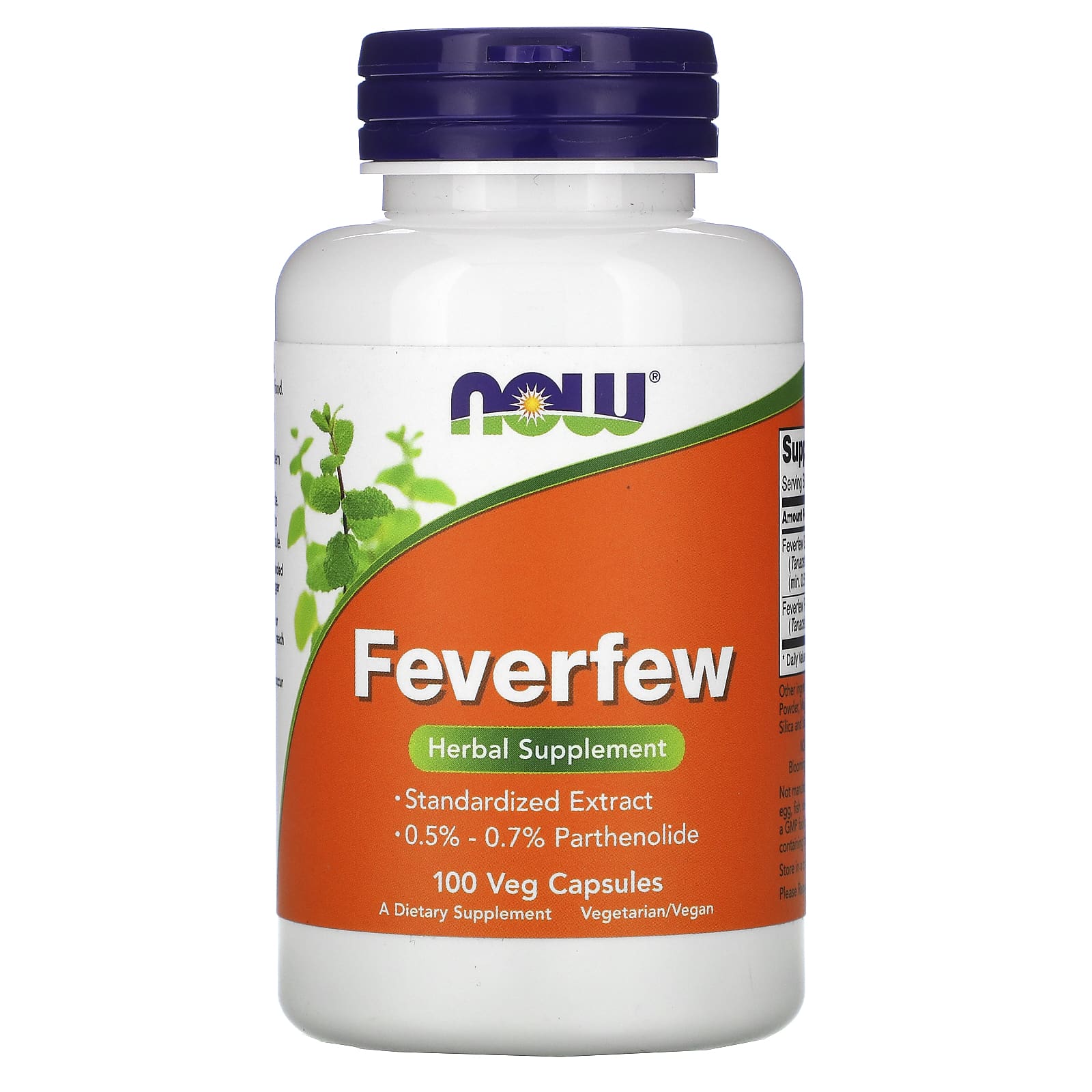 

Feverfew, 100 Veggie Caps
