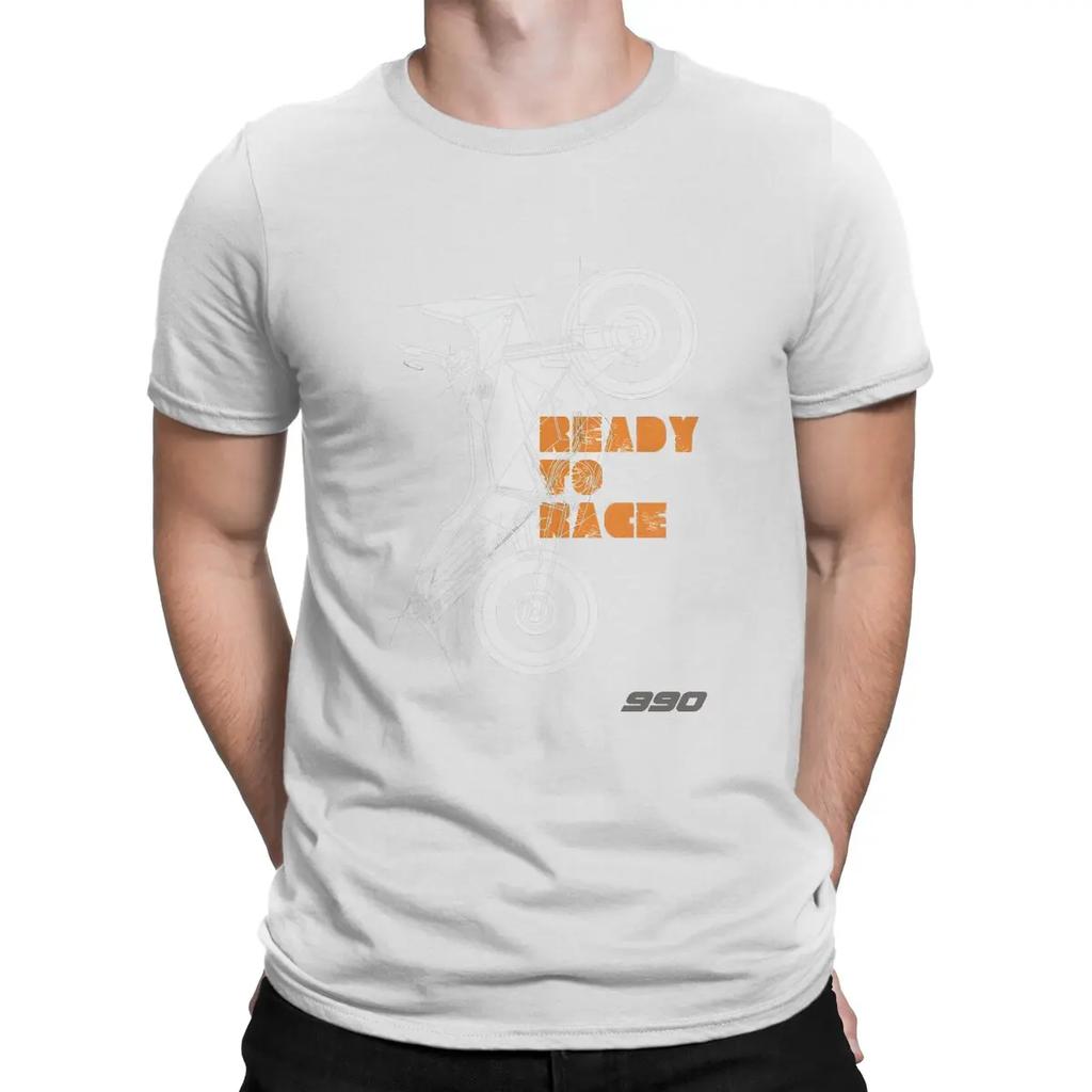 Men Cool T Shirt Ready To Racing 100% Cotton Clothes Novelty Short Sleeve O Neck Tees Graphic T-Shirts Unisex