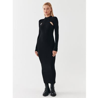 gu knit dress Women's 2 Piece Cardigan Set Dress