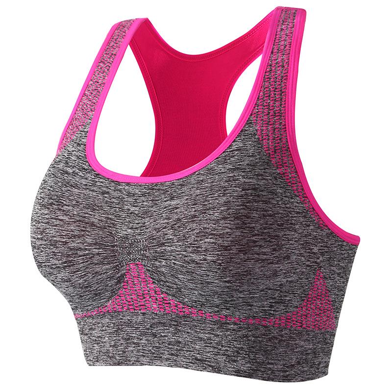 Women's Quick-Dry Shockproof Sports Bra for Running, Yoga, and Fitness - Wire-Free with Anti-Sagging and Beautiful Back Design