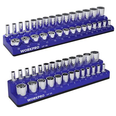 WORKPRO Magnet-Steckschlüsselsatz, metrisch, 56-teilig, 2-teilig, 6,35 mm, metrisch ... (1/4