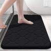 Thickened Non-slip Embossed Coral Fleece Bath Mat for Home