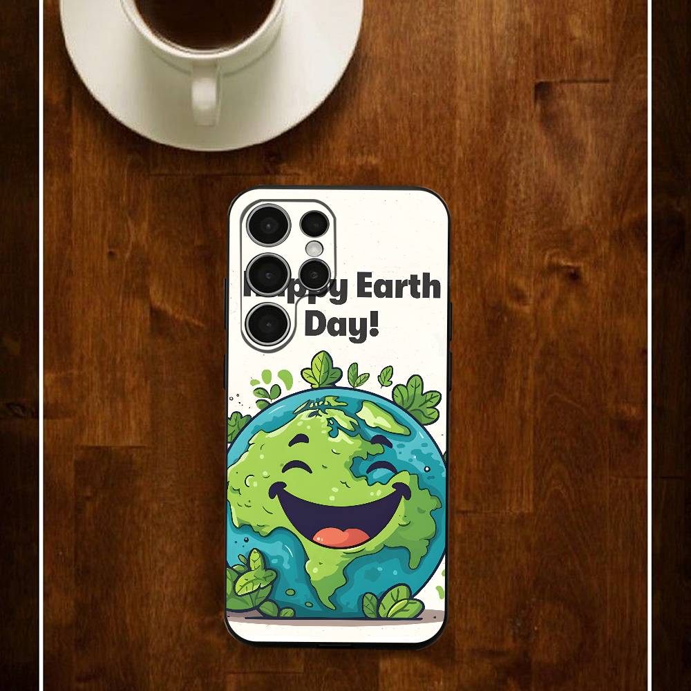 

World Earth Day Phone Silicone Case For Samsung S24 22 20 23 21 20 Ultra Plus Lite 5G Print Cover Samsung S225G