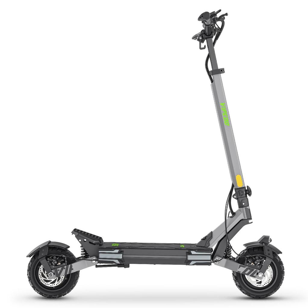 ViPCOO VC-VS6 Outdoor Riding 1000W Motor Electric Scooter For Adult 48V18.2Ah Battery 10 Inch Tubeless Tire All-Terrain E-Scooter