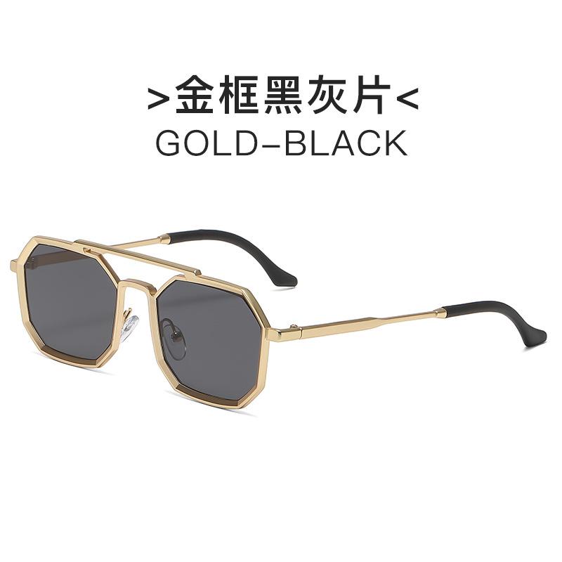 New Fashion Metal Sunglasses for Men Vintage Square Sunglasses Women Trendy Sun Glasses Steampunk Shades Gafas De Sol Hombre