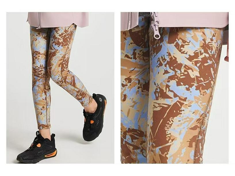Girls' High-Waist Quick-Dry Yoga Leggings - Autumn/Winter Breathable Elastic Sports Pants