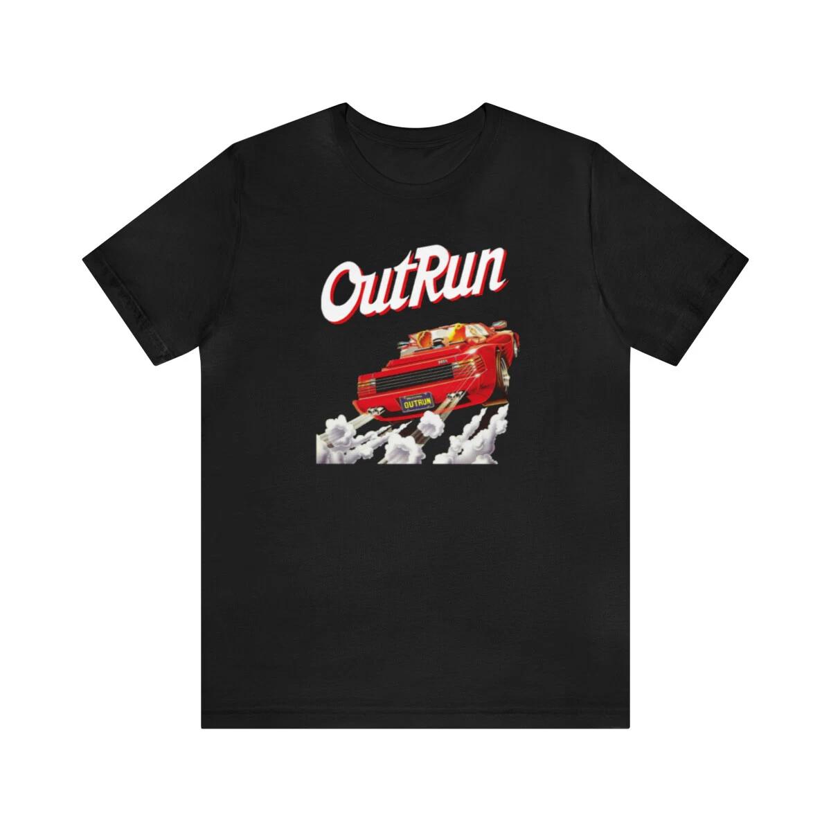 

Outrun Sega Genesis Arcade Pixel Art Unisex Short Sleeve Tee 100% Cotton T-shirt Mens Tees Top XL