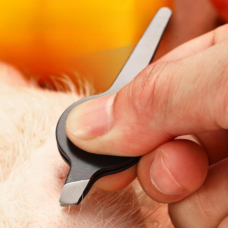 

Multi-functional Stainless Steel Tweezers Kitchen Gadget Home Hair Extractor Plucking Chicken Hair Plucking Tool Fish Bone Clamp чёрный