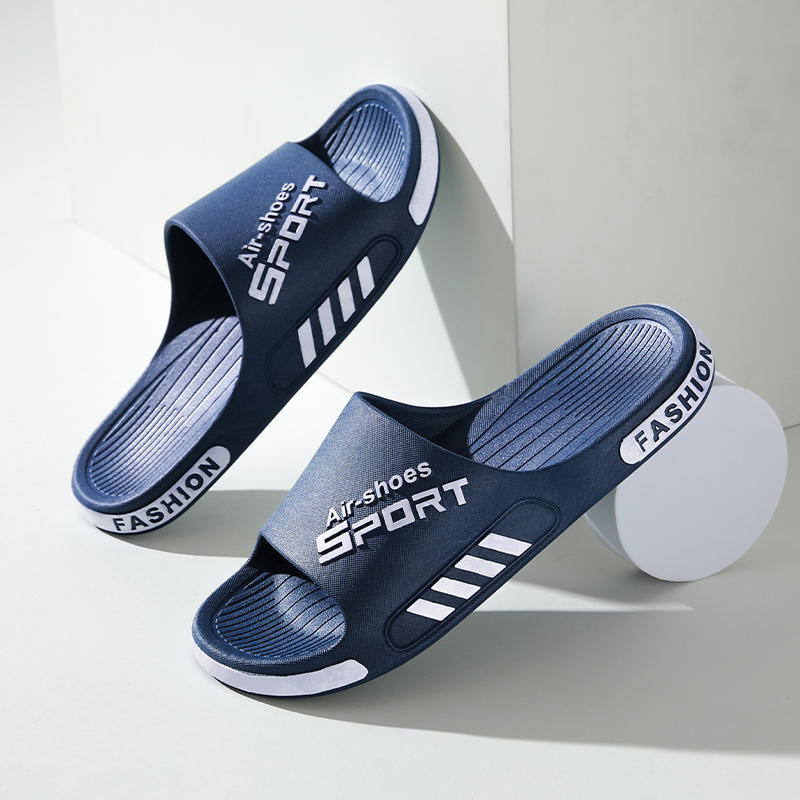 Sommer Outdoor Kleidung Zuhause Herren Kühl Hausschuhe Herren Dicke Sohle Rutschfest und Abriebfest Extra Große Größe Sport Trend