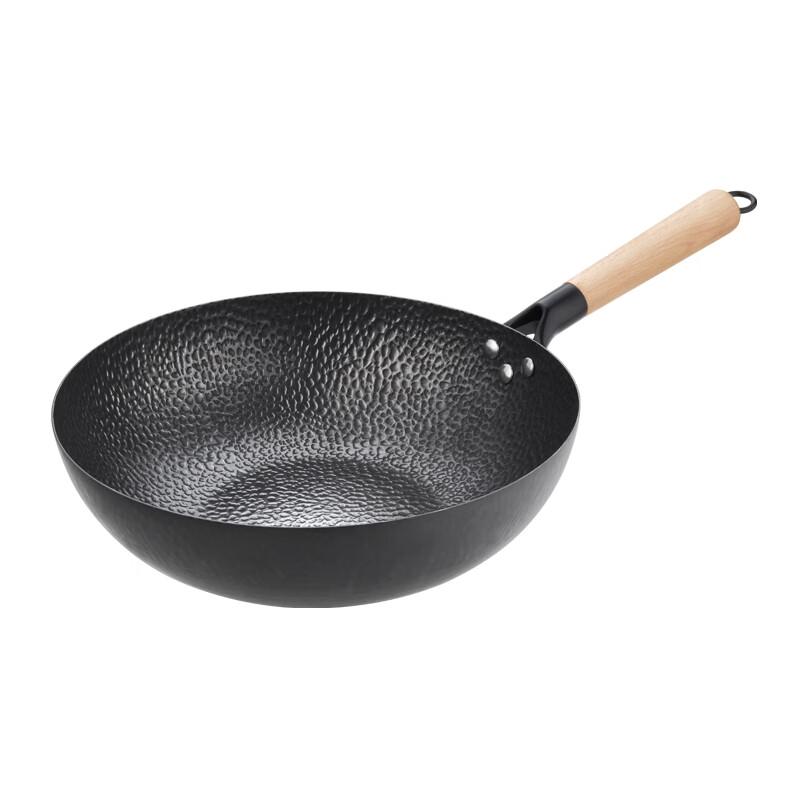AmuD Cast Iron Chinese Wok