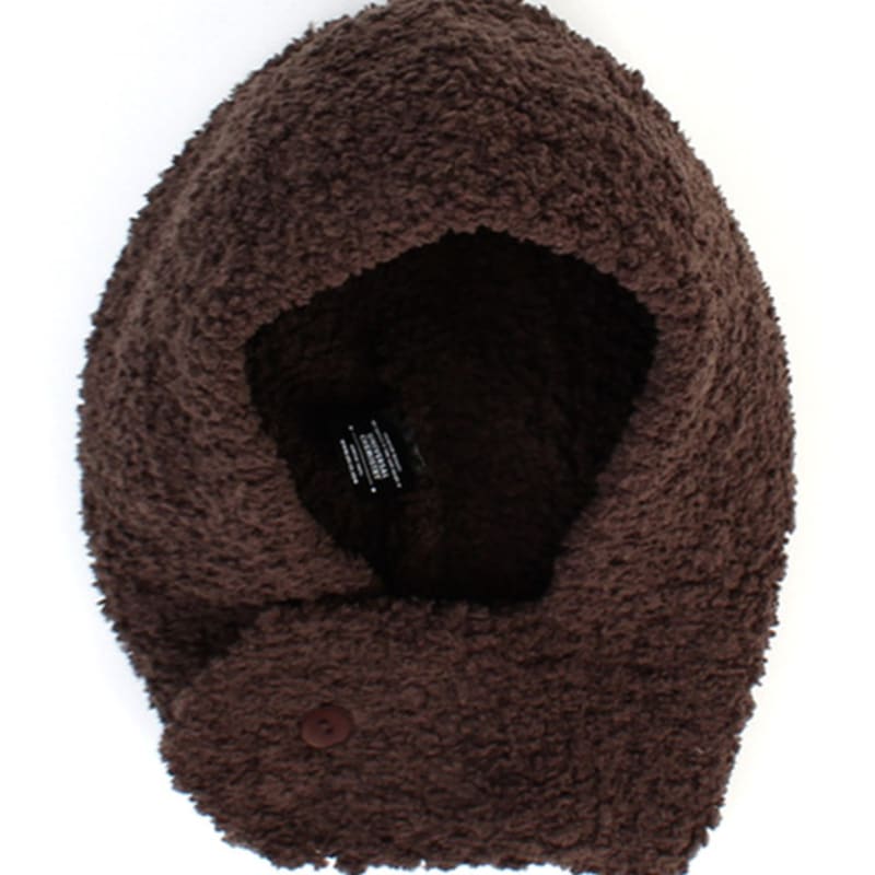 Universal chemistry Fleece Knit Brown Balaclava