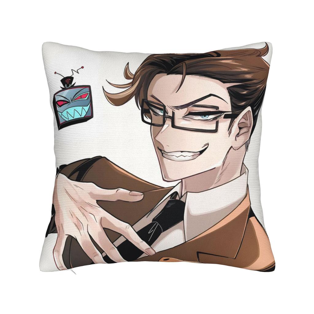 R-Radiostatic Vox Alastor Pillow Cover Accessories Printing Cushion Cover Decorations Pillow Case Cover Home Multiple Sizes